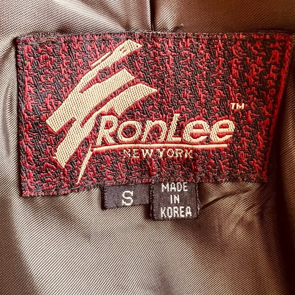 Vintage Ron Lee NY Oversize Sz Small Polyester Nylon Blend Coat Jacket - Picture 13 of 13